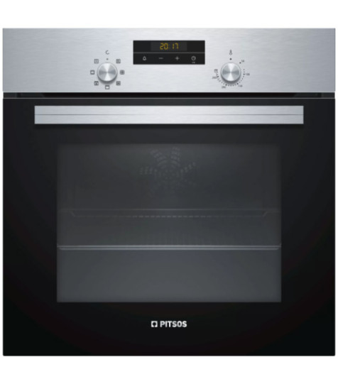 Φούρνος Εντοιχιζόμενος Pitsos Family PH10M40X1 Inox