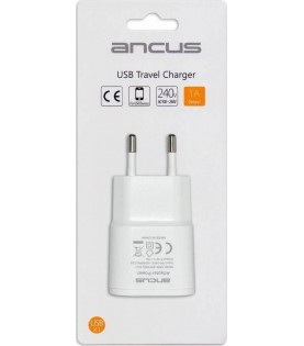 Φορτιστής Ancus Usb 1000 mAh Switching 5V Λευκός