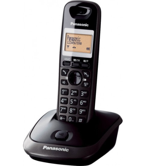 Ασύρματο Τηλέφωνο Panasonic KX-TG2511GRT Black 