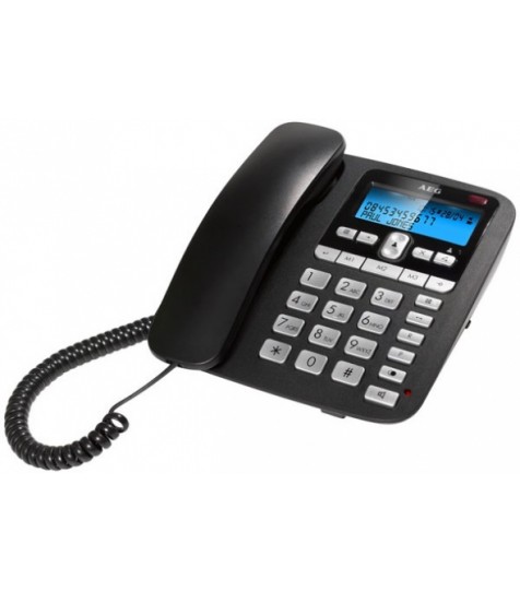 Ενσύρματο Τηλέφωνο AEG Voxtel C110 Μαύρο 