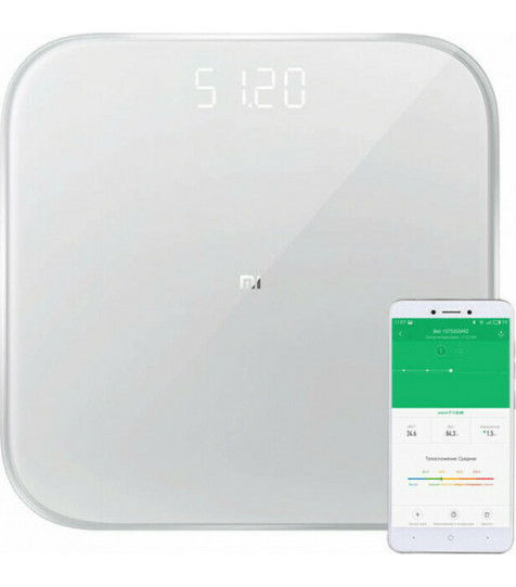 Ζυγαριά Xiaomi Mi Smart Scale 2 με Bluetooth σε Λευκό χρώμα